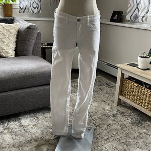 Abercrombie & Fitch white skinny jeans size 2L